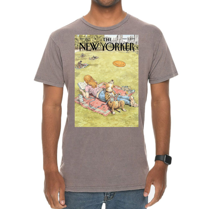 The New Yorker Back Issue Vintage T-Shirt by carolbrack | Artistshot