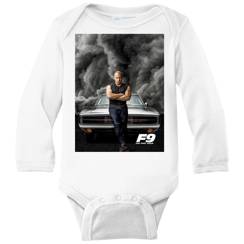 F9 Dominic Toretto Long Sleeve Baby Bodysuit by jarrettsteuber | Artistshot