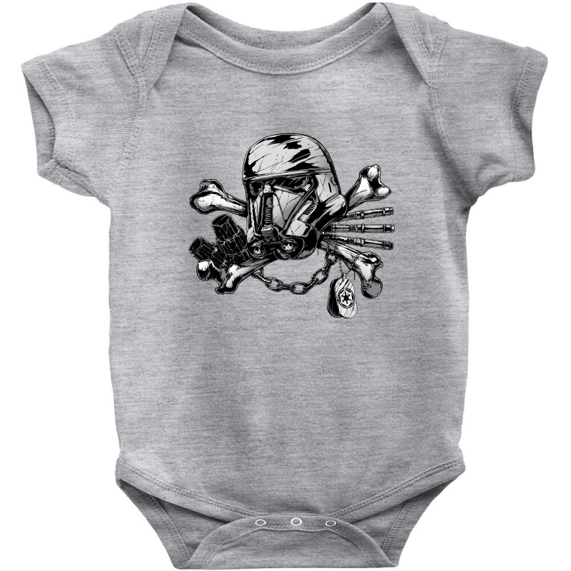 Dearth Trooper Baby Bodysuit by jhonbar | Artistshot