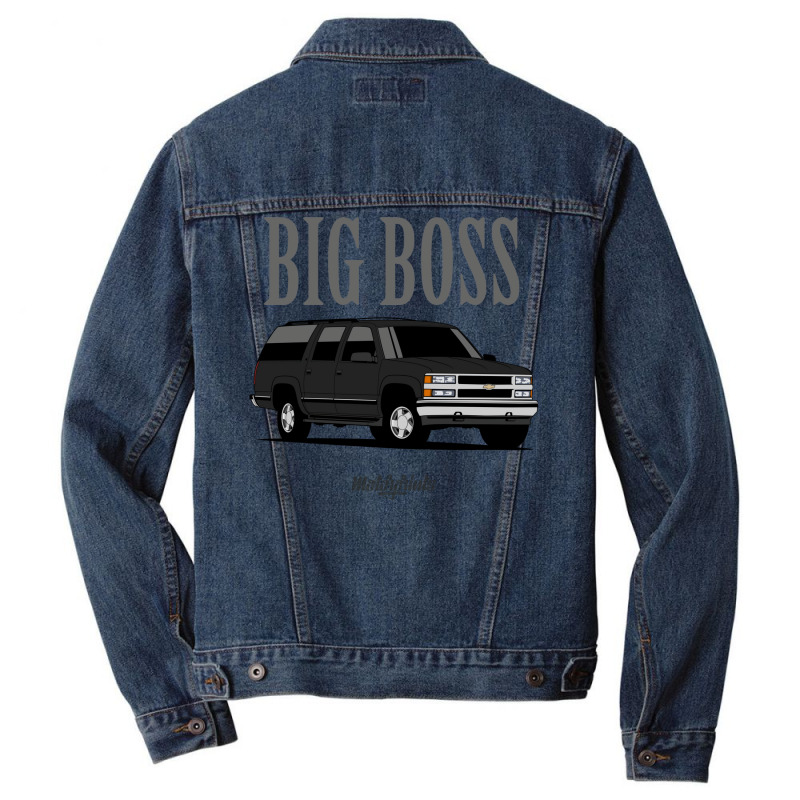 Big Boss Suburban (black) Men Denim Jacket by fattytanyahy | Artistshot