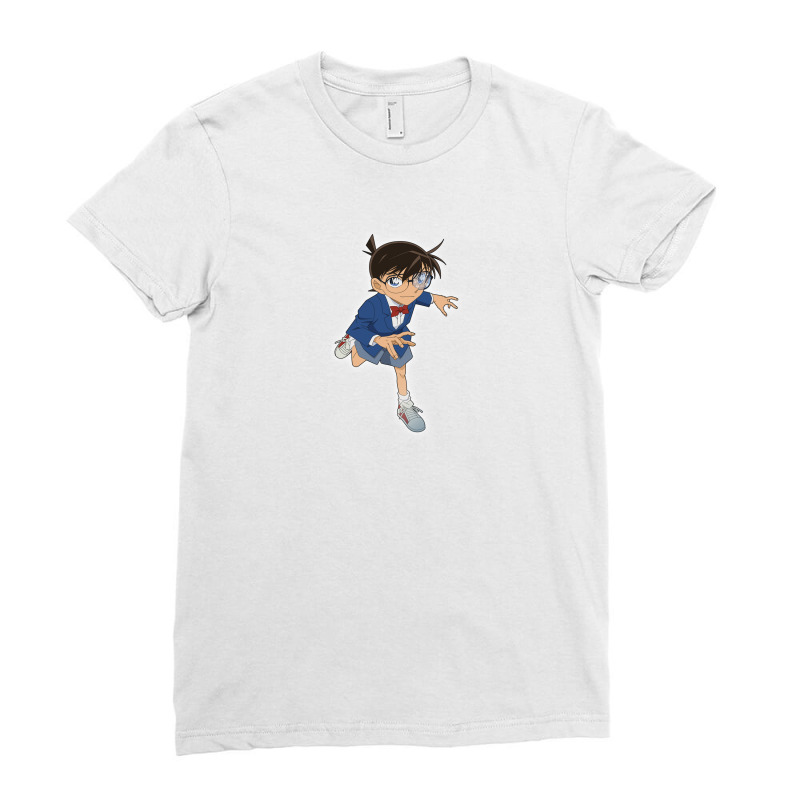 Step Up Conan (detective Conan) Ladies Fitted T-Shirt by AaronMann | Artistshot