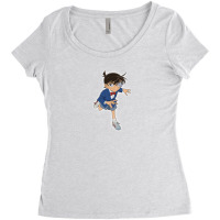 Step Up Conan (detective Conan) Women's Triblend Scoop T-shirt | Artistshot