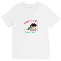 Sleepy Conan (detective Conan) V-neck Tee | Artistshot