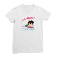 Sleepy Conan (detective Conan) Ladies Fitted T-shirt | Artistshot