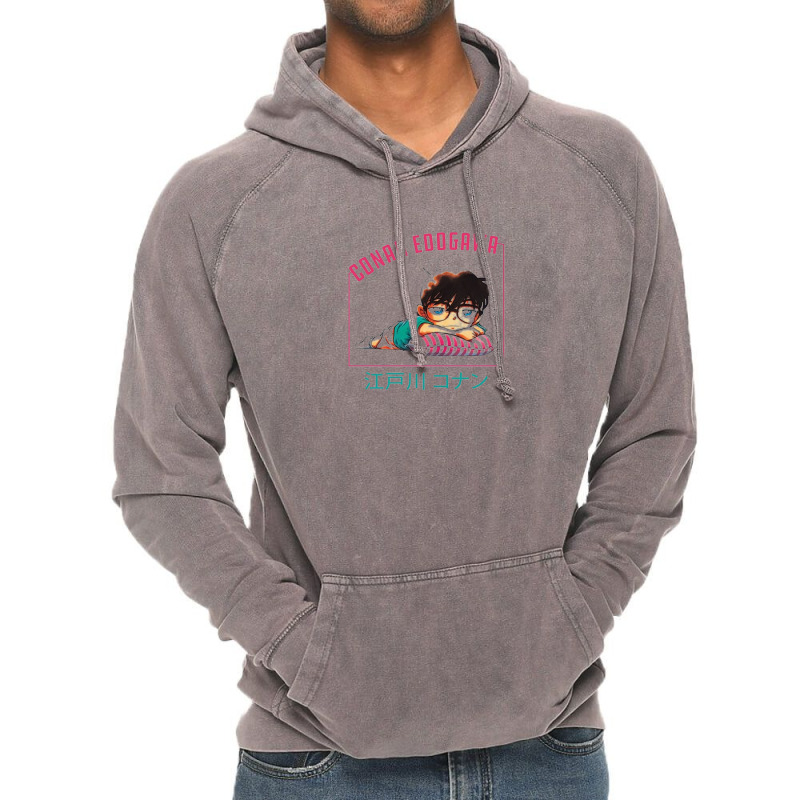 Sleepy Conan (detective Conan) Vintage Hoodie by AaronMann | Artistshot