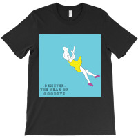 Hot Trend Falling Design - The Year Of Goodbye Ep (original Cyan) T-shirt | Artistshot