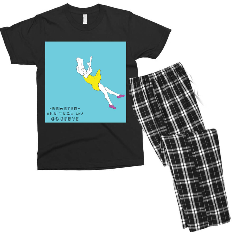 Hot Trend Falling Design - The Year Of Goodbye Ep (original Cyan) Men's T-shirt Pajama Set | Artistshot