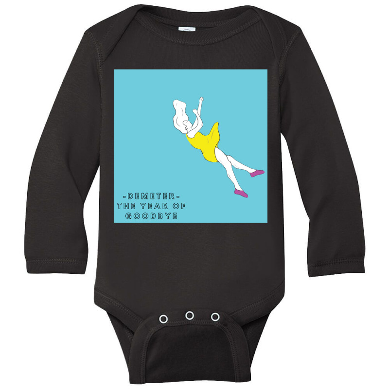 Hot Trend Falling Design - The Year Of Goodbye Ep (original Cyan) Long Sleeve Baby Bodysuit | Artistshot