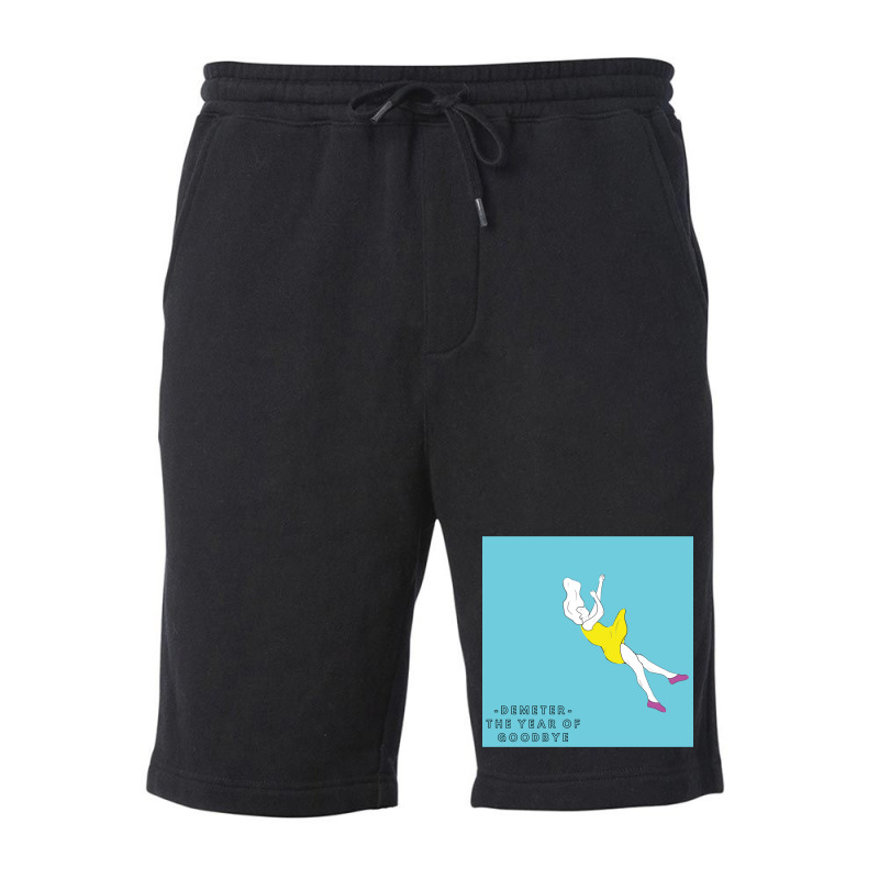 Hot Trend Falling Design - The Year Of Goodbye Ep (original Cyan) Fleece Short | Artistshot