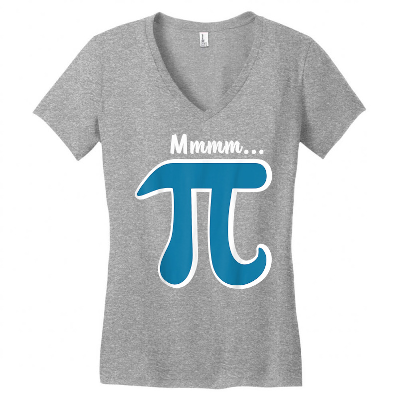 Mmm Pi Mmm Pie Shirt Pi Day Tee Shirts 2023 Math Pun T Shirt Women's V ...