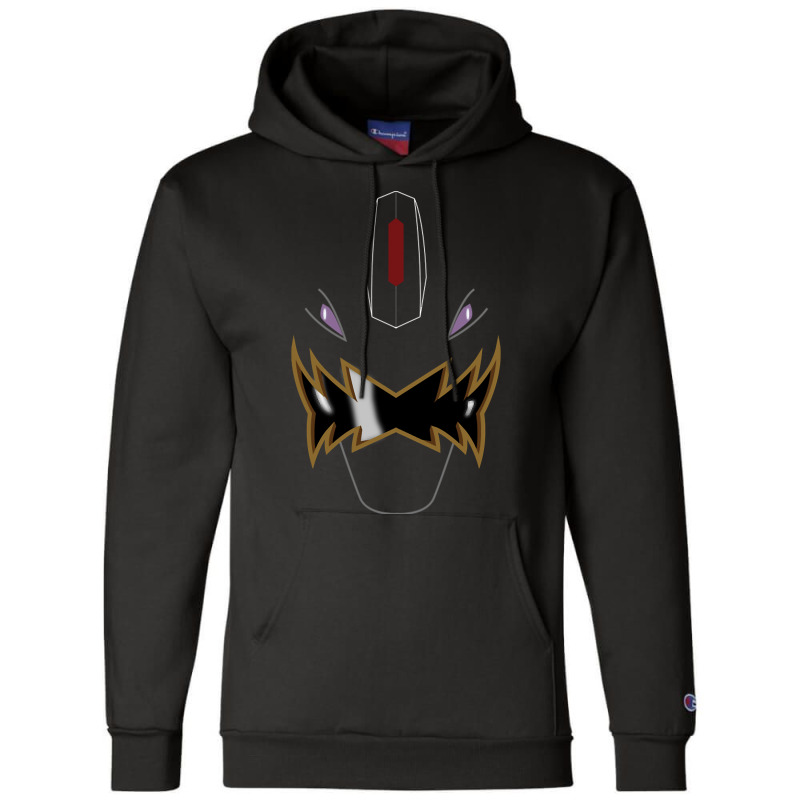 Limited Edition Pr Dino Thunder Black Ranger Visor Champion Hoodie by michealyoungerlk01 | Artistshot