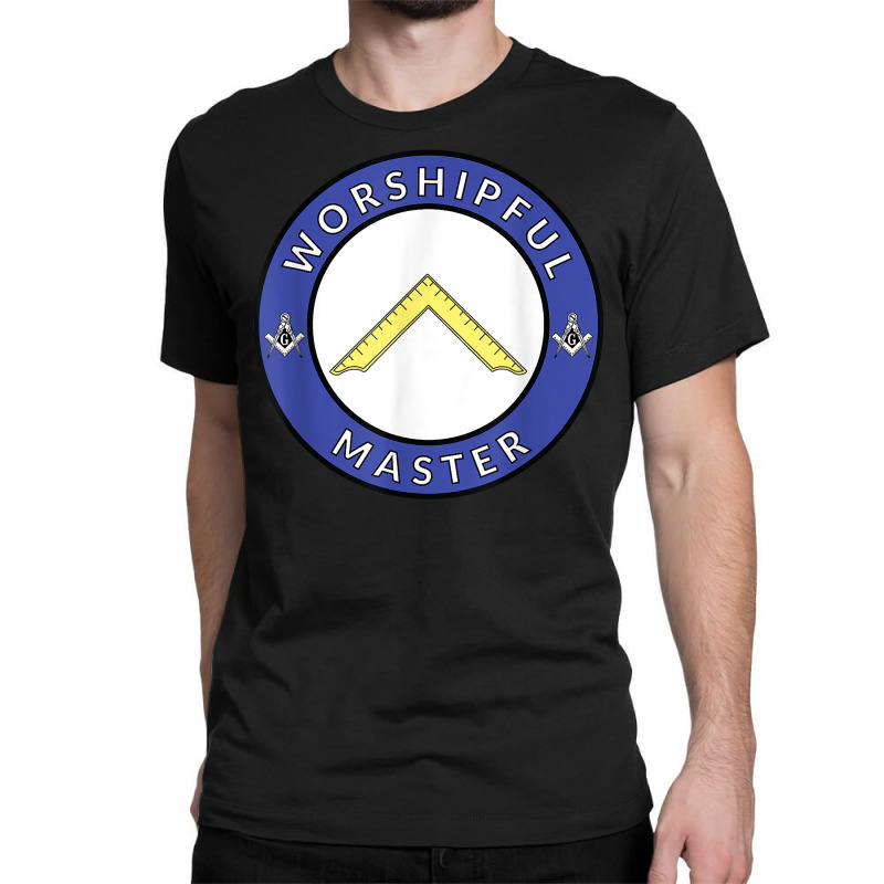 Mens Worshipful Master Mason Lodge Masonic Officer Gavel Hat T Shirt Classic T-shirt by mal1o2poncio | Artistshot