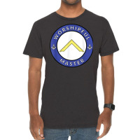 Mens Worshipful Master Mason Lodge Masonic Officer Gavel Hat T Shirt Vintage T-shirt | Artistshot