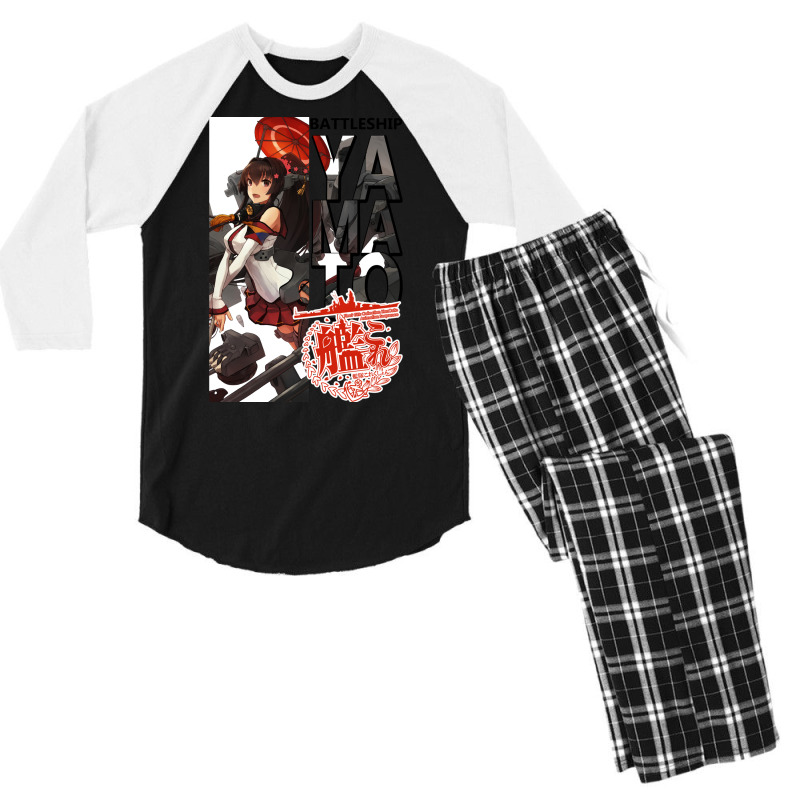 Yamato Kancolle Kantai Collection Battleship Men's 3/4 Sleeve Pajama Set by spelcamenchiu | Artistshot