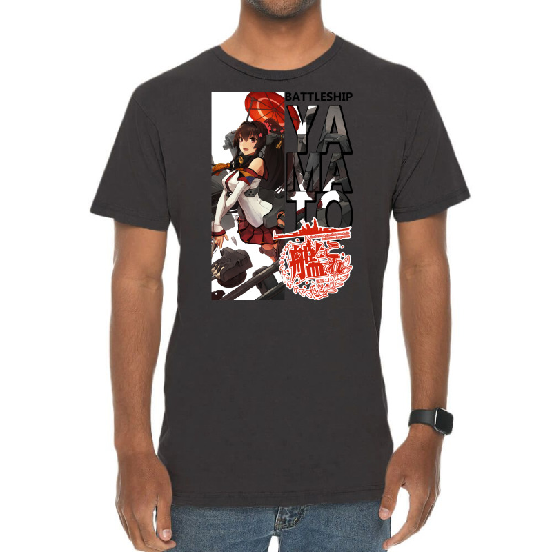 Yamato Kancolle Kantai Collection Battleship Vintage T-Shirt by spelcamenchiu | Artistshot