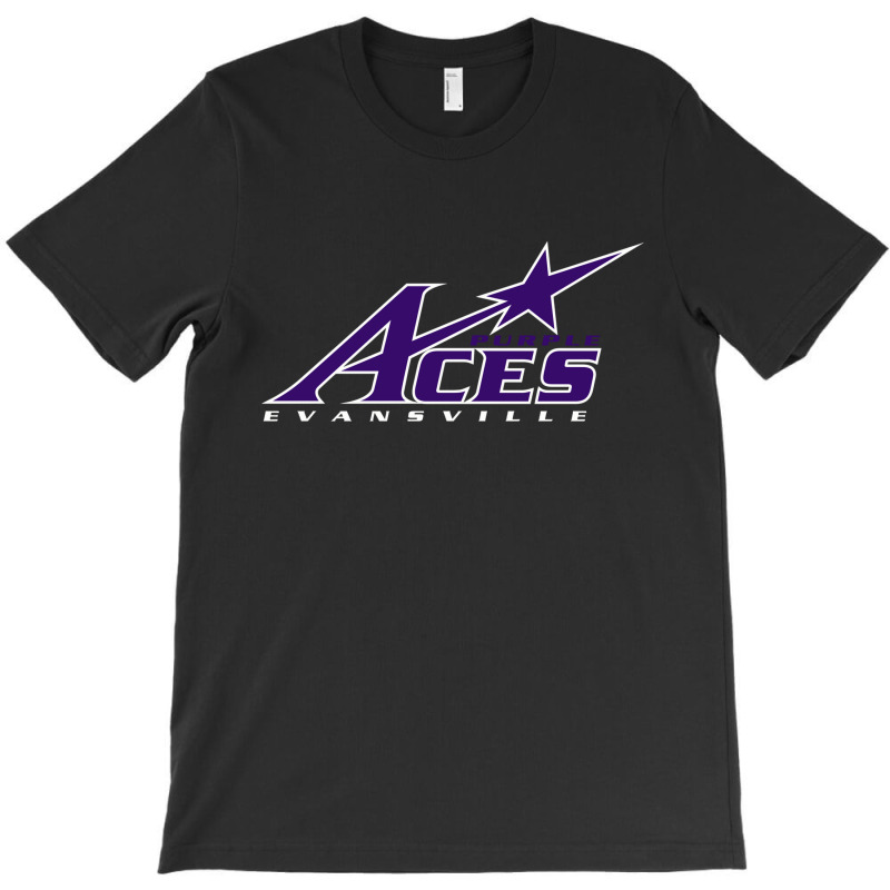 Evansville Purple Aces And Lady Aces T-shirt | Artistshot