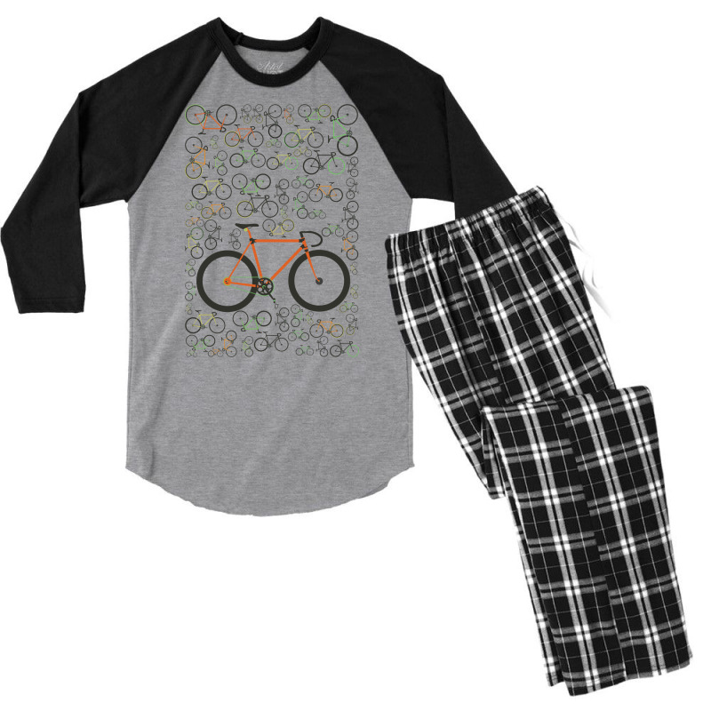 Fixed Gear Bikes Men's 3/4 Sleeve Pajama Set by fattytanyahy | Artistshot