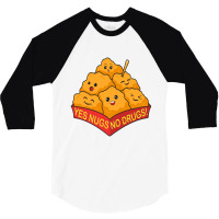 Chicken Nugget Party 3/4 Sleeve Shirt | Artistshot