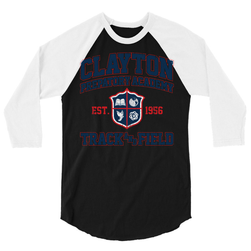 Clayton Prep Track & Field (variant) 3/4 Sleeve Shirt | Artistshot