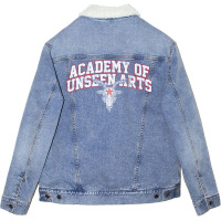 Academy Of Unseen Arts Unisex Sherpa-lined Denim Jacket | Artistshot