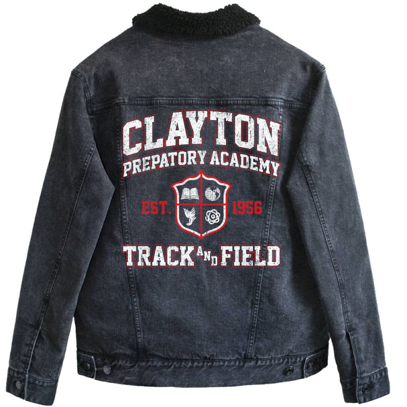 Clayton Prep Track & Field Unisex Sherpa-lined Denim Jacket | Artistshot