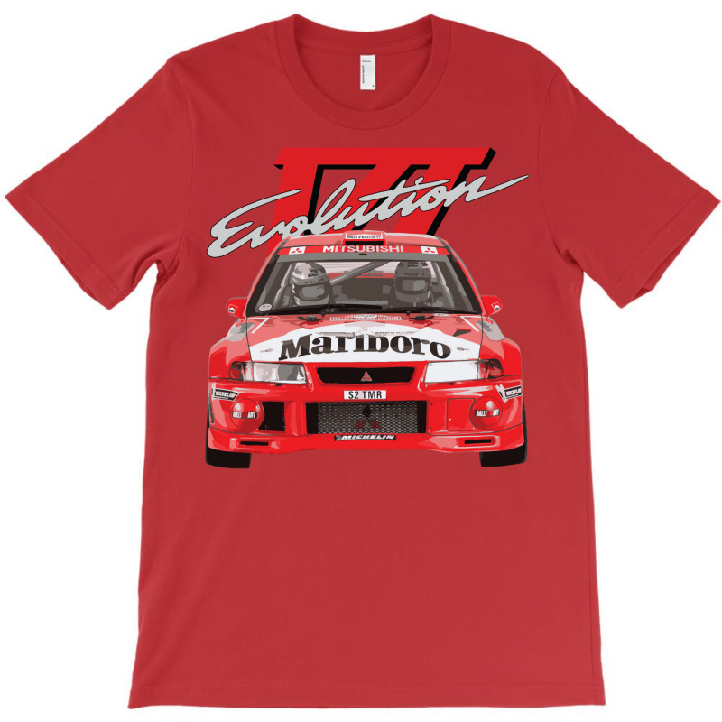 Evo 6 Vi Tme Wrc Ralliart Mitsubish Evolution Enkei Tommi Mäkinen T-Shirt by djawedloxx | Artistshot