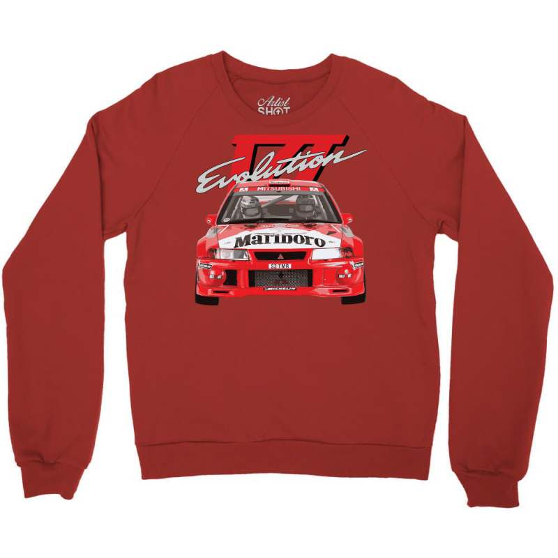 Evo 6 Vi Tme Wrc Ralliart Mitsubish Evolution Enkei Tommi Mäkinen Crewneck Sweatshirt by djawedloxx | Artistshot