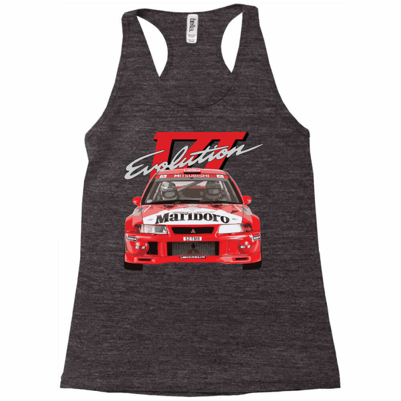 Evo 6 Vi Tme Wrc Ralliart Mitsubish Evolution Enkei Tommi Mäkinen Racerback Tank by djawedloxx | Artistshot