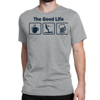 Funny Waterskiing Good Life Classic T-shirt | Artistshot