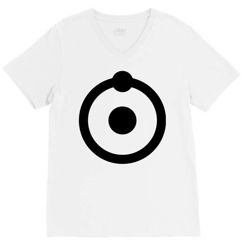 Doctor Manhattan Hydrogen Atom Symbol V-Neck Tee by xakimhaganeq | Artistshot