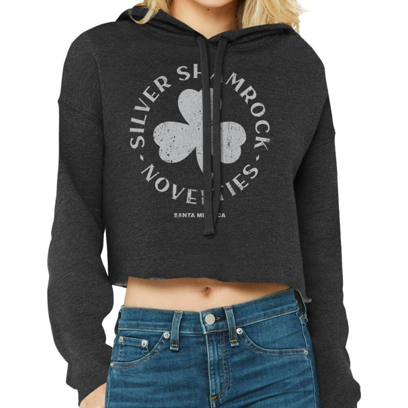 Silver Shamrock Novelties Cropped Hoodie | Artistshot