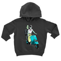 Hot Trend Frankenstein Holiday On Scooter Toddler Hoodie | Artistshot