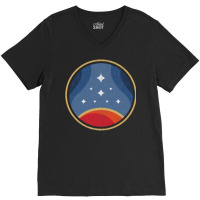 Constellation Badge   Starfield (chest Pocket Variant) V-neck Tee | Artistshot