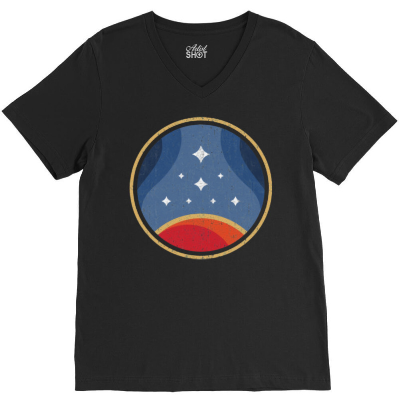 Constellation Badge   Starfield (chest Pocket Variant) V-neck Tee | Artistshot