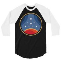 Constellation Badge   Starfield (chest Pocket Variant) 3/4 Sleeve Shirt | Artistshot