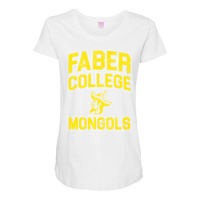 Faber College Mongols Maternity Scoop Neck T-shirt | Artistshot