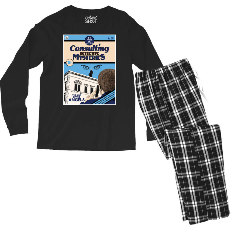 Consulting Detective Mysteries Men's Long Sleeve Pajama Set | Artistshot