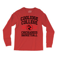 Coolidge College Chickadees Basketball   Van Wilder (variant) Long Sleeve Shirts | Artistshot