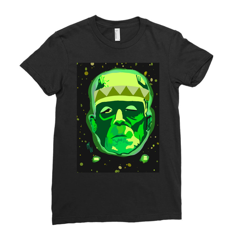 Trending Frankenstein?s Monster With Patchwork Ladies Fitted T-Shirt by quanghuydinh1 | Artistshot