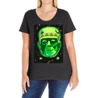 Trending Frankenstein?s Monster With Patchwork Ladies Curvy T-shirt | Artistshot