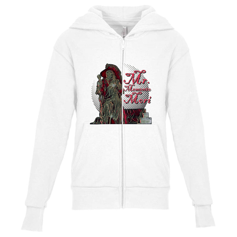 Mr. Memento Mori   Memento Mori Youth Zipper Hoodie | Artistshot