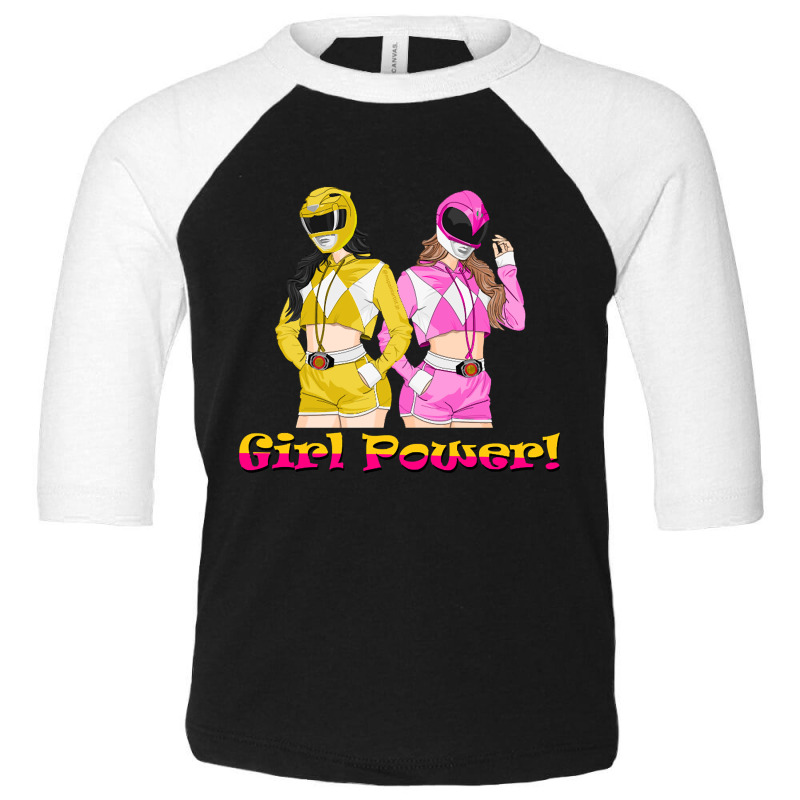 Trending Girl Power! - Trini & Kimberly Toddler 3/4 Sleeve Tee | Artistshot