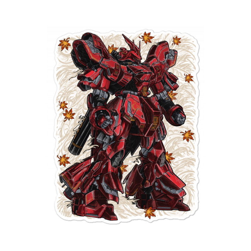 Custom Msn 04 Sazabi Yakuza Style Sticker By Princesskimiko Artistshot