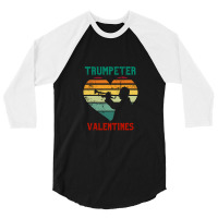 Trumpeter Valentines 3/4 Sleeve Shirt | Artistshot