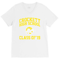 Crockett High School Class Of 19 (booksmart) V-neck Tee | Artistshot