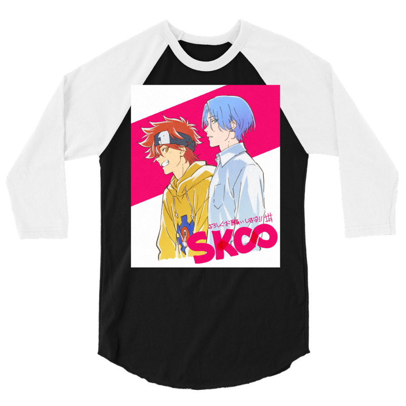 Sk8 The Infinity Reki & Langa 3/4 Sleeve Shirt by fodiezigmanz | Artistshot