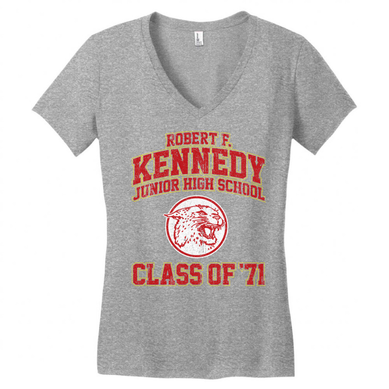 Robert F Kennedy Junior High School Class Of 71   Wonder Years (varian Women's V-Neck T-Shirt by juruitidilim | Artistshot