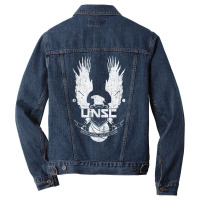 Unsc   United Nations Space Command Men Denim Jacket | Artistshot