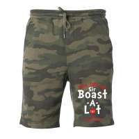 The Tale Of Sir Boast A Lot (just Title Variant) Fleece Short | Artistshot