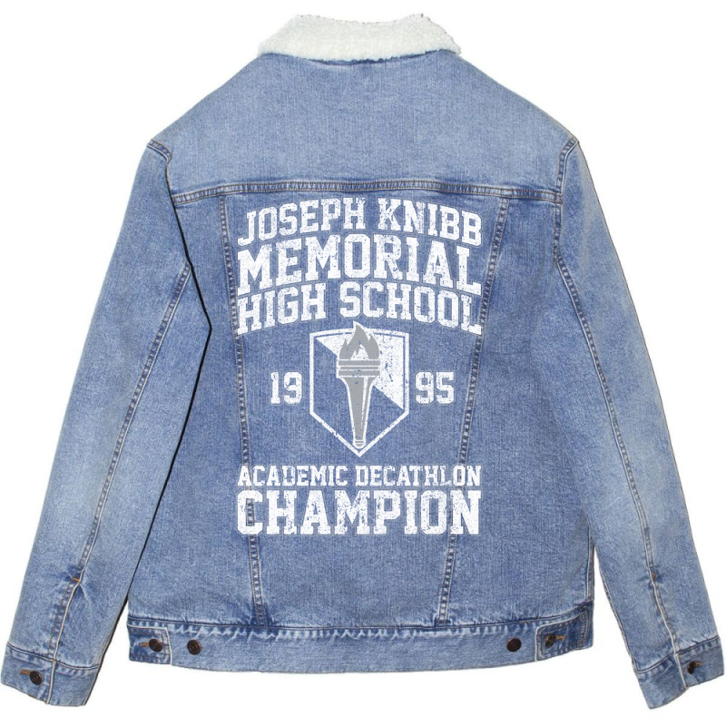 Joseph Knibb Memorial High School Academic Decathlon Champion (billy M Unisex Sherpa-lined Denim Jacket | Artistshot